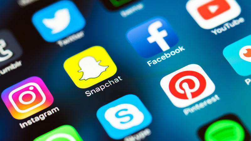 Εικονίδια διάφορων social media